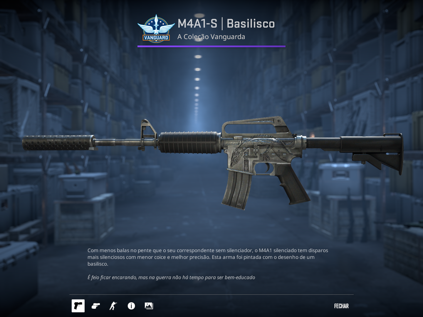 (Ação Relampago) – Galil AR | Chatterbox BS – M4A1-S | Basilisk BS