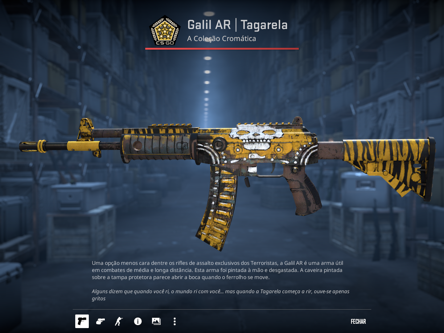 (Ação Relampago) – Galil AR | Chatterbox BS – M4A1-S | Basilisk BS