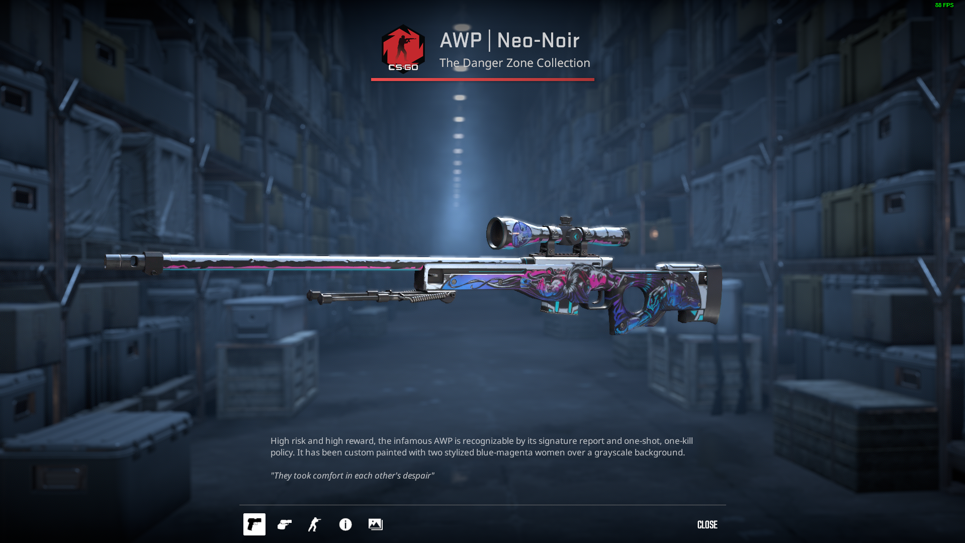 USP-S | Printstream (Battle-Scarred) + AWP | Neo Noir (Field-Tested)