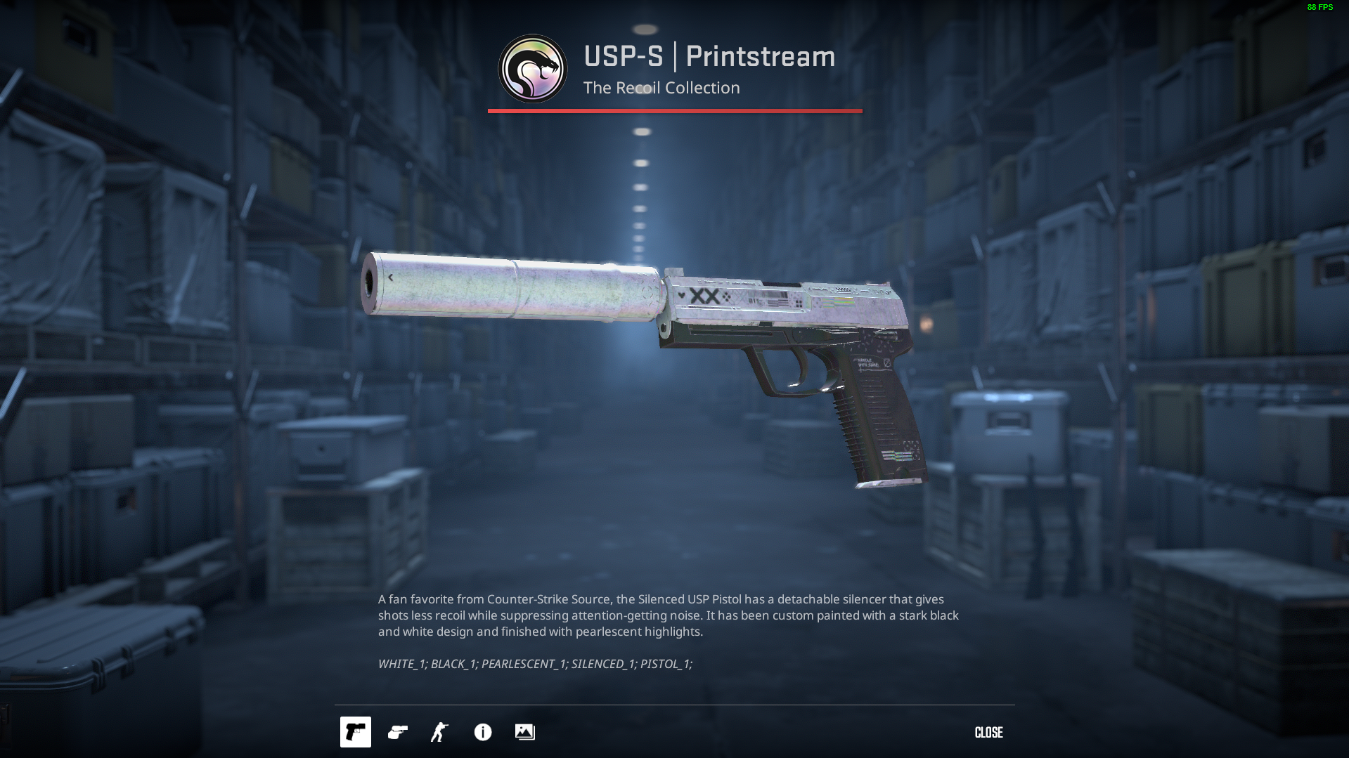 USP-S | Printstream (Battle-Scarred) + AWP | Neo Noir (Field-Tested)