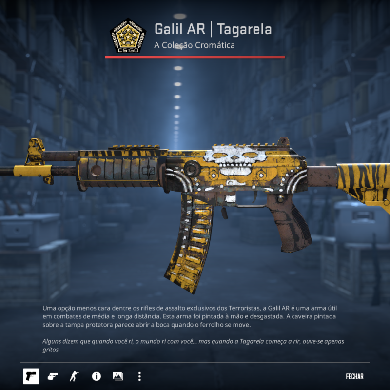 (Ação Relampago) – Galil AR | Chatterbox BS – M4A1-S | Basilisk BS