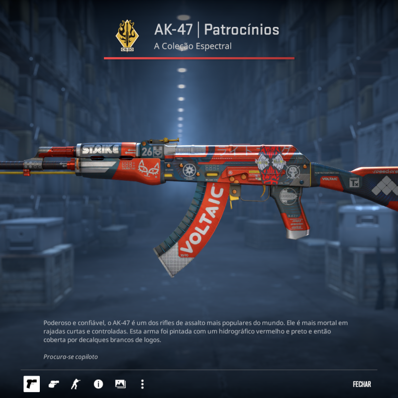 AK-47 | Bloodsport – FT 0.19 do Homem Aranha