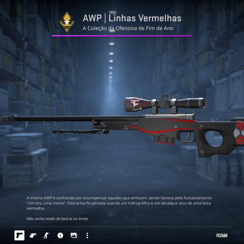 AWP | Redline Homem Aranha FT 0.20