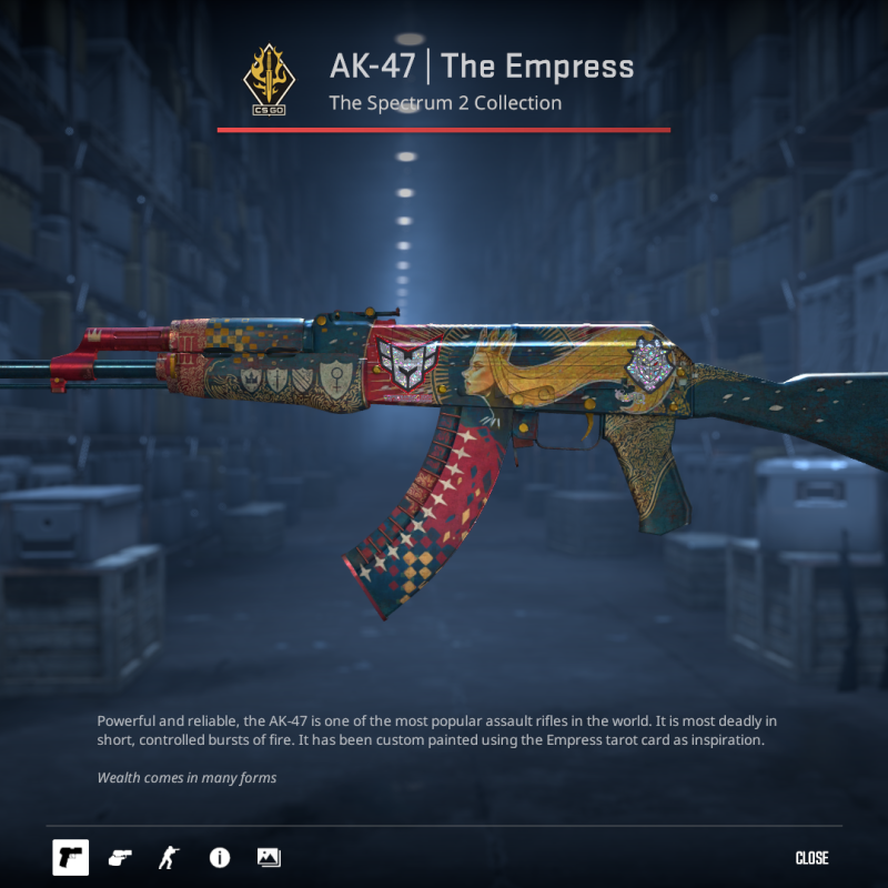 AK-47 | The Empress (Battle-Scarred)